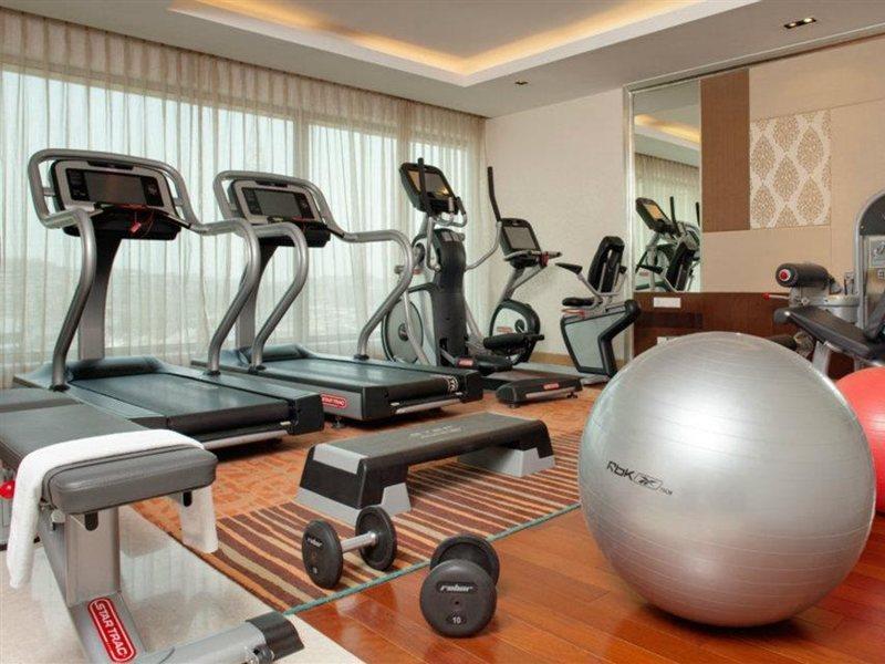 ホリデイ イン ムンバイ インターナショナル エアポート エクステリア 写真 A gym at a hotel